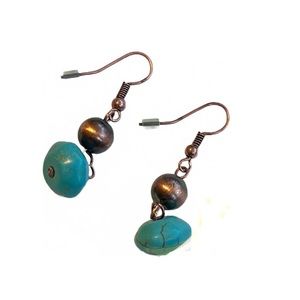 Turquoise Copper, earrings